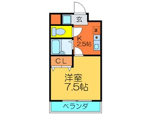 アレイコートの物件間取画像